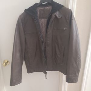 Calvin Klein Faux Leather Jacket